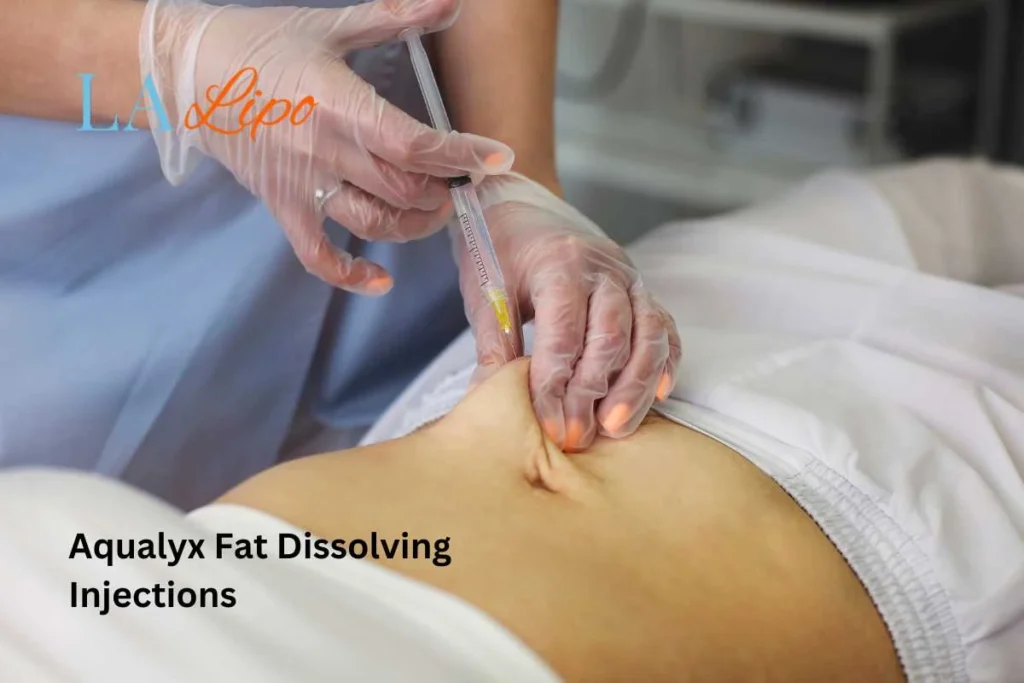 woman having fat dissolving injections Lower Feltham in the stomach