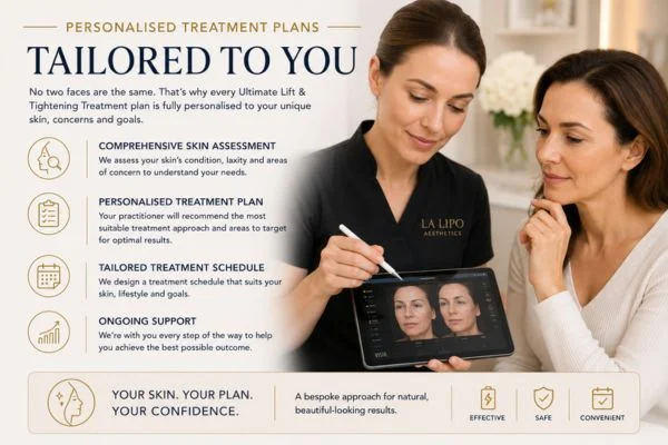book a consultation about your ultimate lift and tighten treatment Lower Feltham