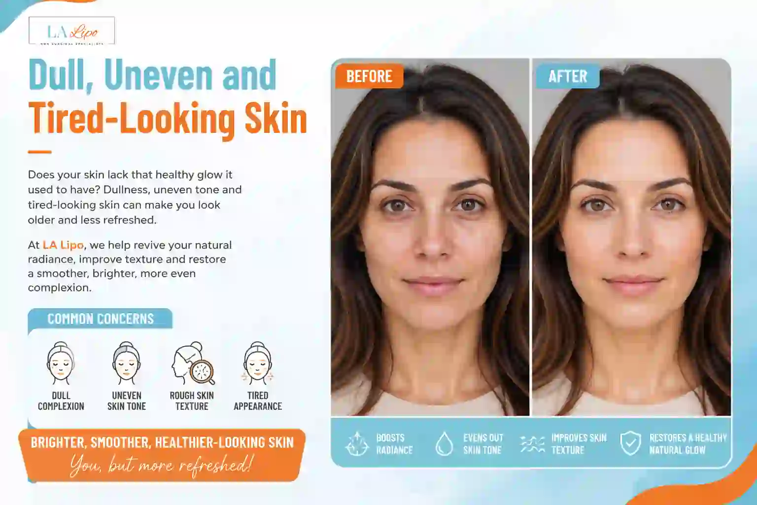 Sign #5: Dull, Uneven and Tired-Looking Skin Lower Feltham